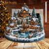 2D Flat Acrylic Christmas Village Decorations, Christmas Table Decorations, Study And Bedroom Holiday Decorations