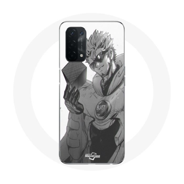 Coque - Manga - One Punch Man - Souple - Blanc - Oppo A74 5G
