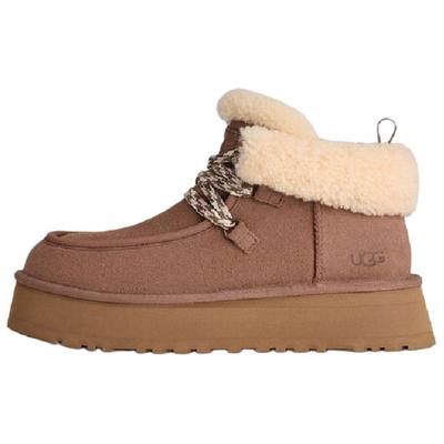 Дубленка Теплые Универсальные Удобные Снежные Ботинки Женские ботинки Коричневый 1143954-RYK