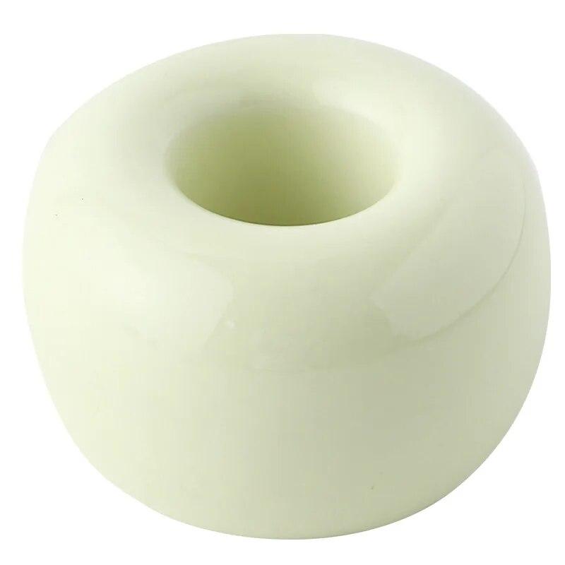 Креативный керамический держатель для зубных щеток для ванной комнаты, портативный мини-макарон, цветная подставка для кистей, полка, базовая рама, стеллаж для хранения инструментов для ванной комнаты