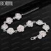 925 Sterling Silver Romantic Rose Bracelet Fashionable Wedding Jewelry