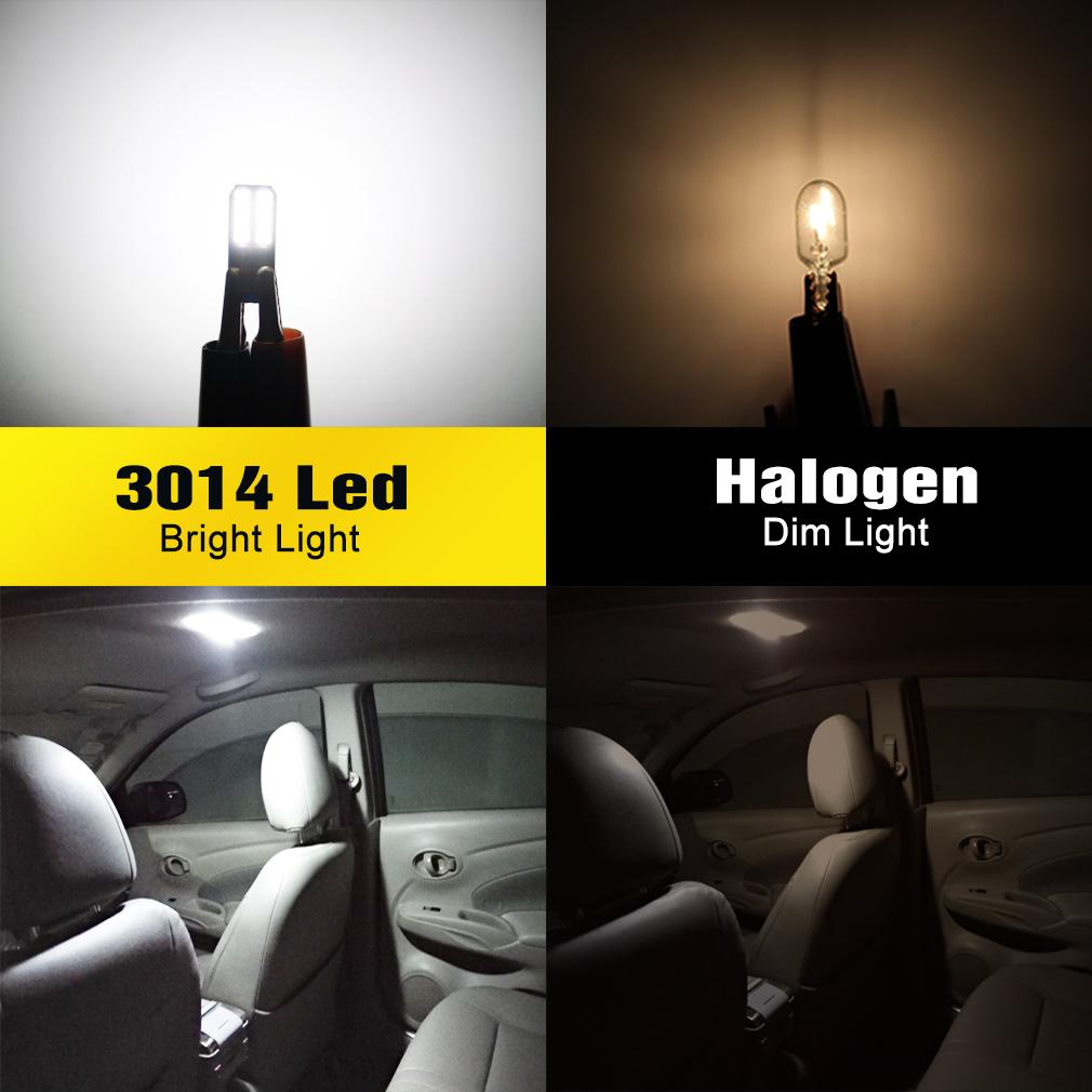 2 шт. T10 Led Canbus W5W Светодиодные лампы для салона автомобиля 24smd 3014smd 194 168 Автомобильные светодиодные сигнальные лампы Габаритные фонари Лампы для чтения DC 12 В