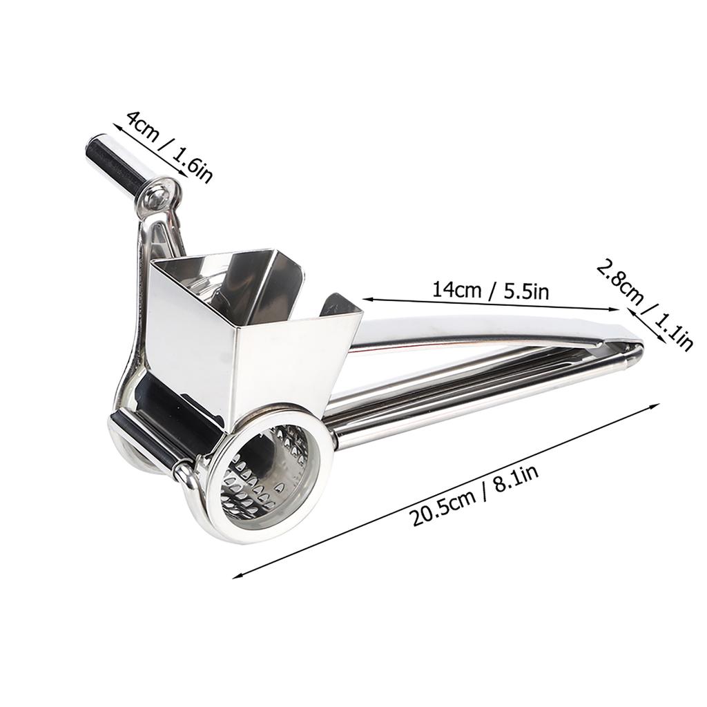 Из нержавеющей стали ручной вращающийся терка для сыра, шоколада, резак, рубанок, измельчитель, режущий инструмент для строгания