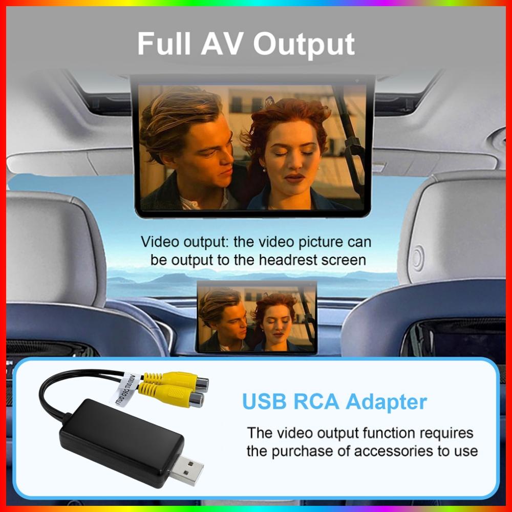 Адаптер USB для видеовыхода CVBS 2 выхода CVBS Кабель USB-RCA DC 5V USB для Android мультимедиа плеера и Android ТВ плеера