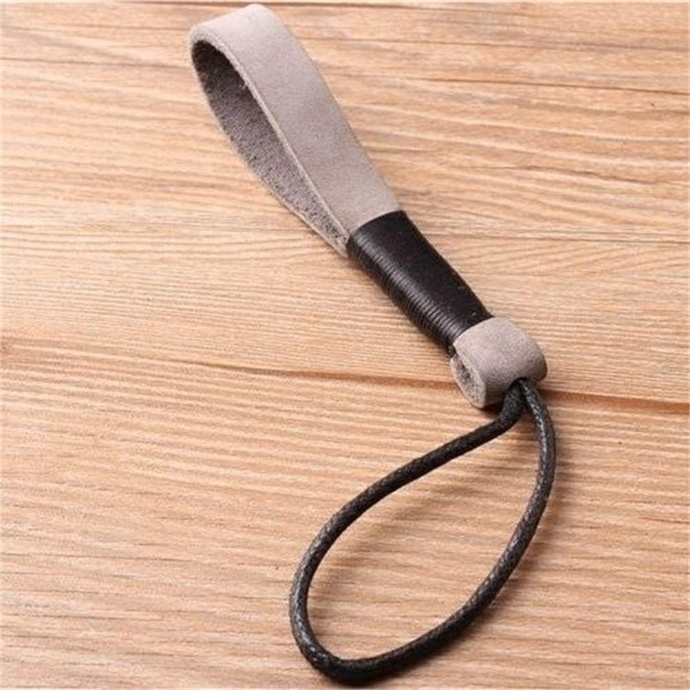 Keyring Cowhide Key Pendant Weave Car Key Holder Car Keychains Leather Keychains Lanyard Keyring