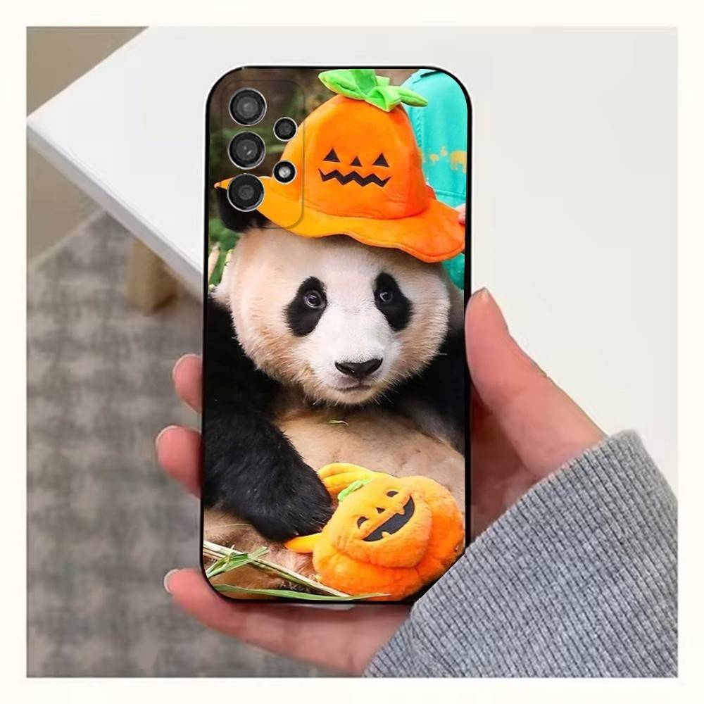 Милый F-Fubao Животное Панда Для Samsung S9,S10,S20,S10,S21,S25,S24,S23,Ultra,FE,Plus,Lite,Мягкий Силиконовый Черный Чехол