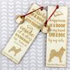 Karelian Bear Dog, Karjalankarhukoira – Dog bookmark, personalized bookmark – Design 01 | Art-Dog