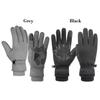 Full Finger Plush Gloves Windproof Thickened Thermal Glove Touch Screen Snow Gloves  Winter Warm