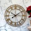 Clock Hand-Crafted Extra Large Analog Wall Clock/Brass Colour/Detailed Design Artwork / 36 Inch (90 Cm'S)