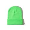 Custom Logo Unisex High Quality Plain Blank Dyed Solid Color Winter Hat Acrylic Knitted Cuffed Beanie