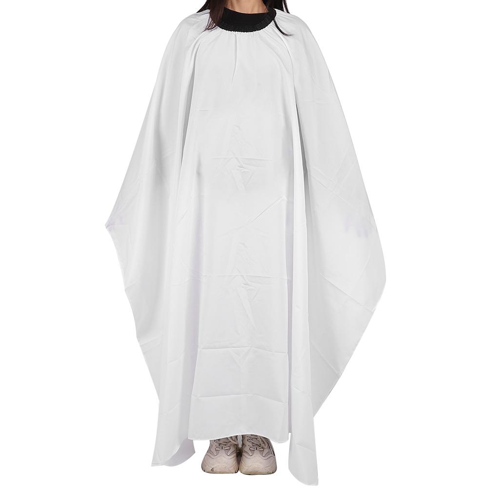 Unique Skull Pattern Hair Cutting Cape Cloth Hairdressing Apron Hair Salon Accessories White