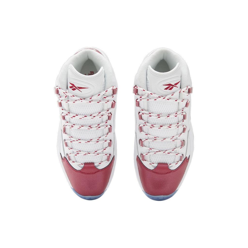 Reebok Question Mid Red Toe 2024 Unisex Sneakers White Footwear-White Vector-Red 100074721