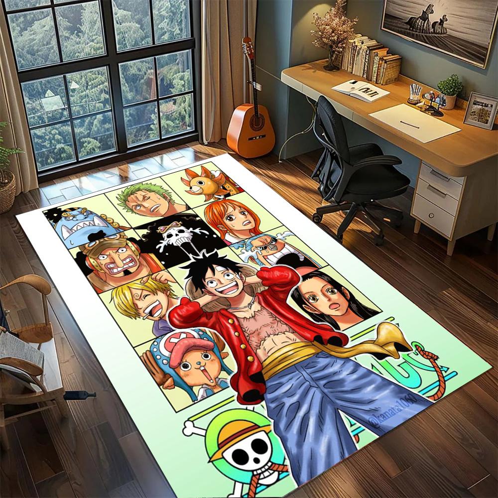 One Piece!Rug Carpet Large Area Rug Non Slip Washable Floor Mat Gamer Room Bedroom Home Decor