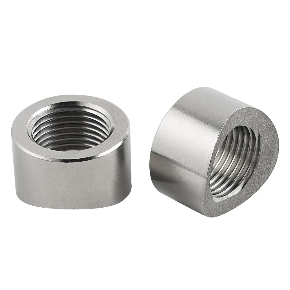 4PCS Universal M18X1.5 O2 Oxygen Sensor Notch Nut Weld Bung Threads 304 Stainless Steel