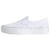 CLASSIC SLIP ON Support Skateboard Shoes Unisex White Sneakers VN000EA9SLV