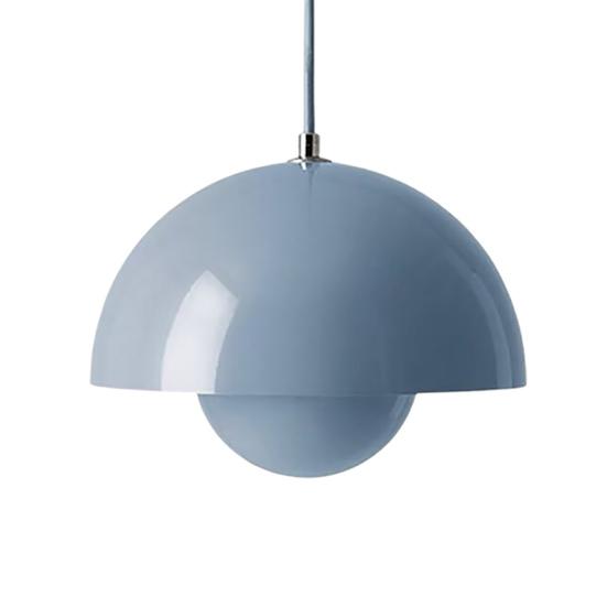 Simple Flower Shape Lampshade Small Chandelier Adjustable Wire Length Three Light Colors Modern Globe Kitchen Dining Room Ceiling Lamp