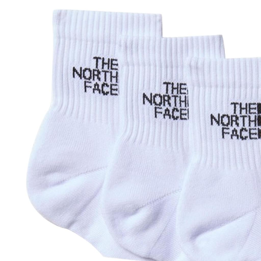 The North Face Multi Sport Cush Crew Assorted Size NF0A882G Men's Socks, 3-Pair Set, Mid-Length, Logo, L, TNF_WHITE(FN4)