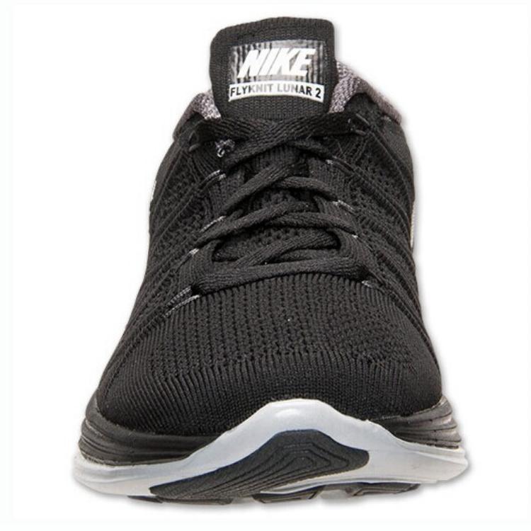 Nike Flyknit Lunar 2 Удобные Универсальные Низкие Кроссовки для Бега Женские кроссовки Черные 620658-010