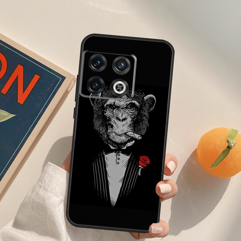 Cartoon Monkey Case For OnePlus 15 13 12 11 13R 12R 10T 8T 13T OnePlus Nord 5 CE 3 2 4 Lite N20 N30 Cover