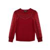 VEROMODA Women's See-Through 3/4 Sleeve Knit Top