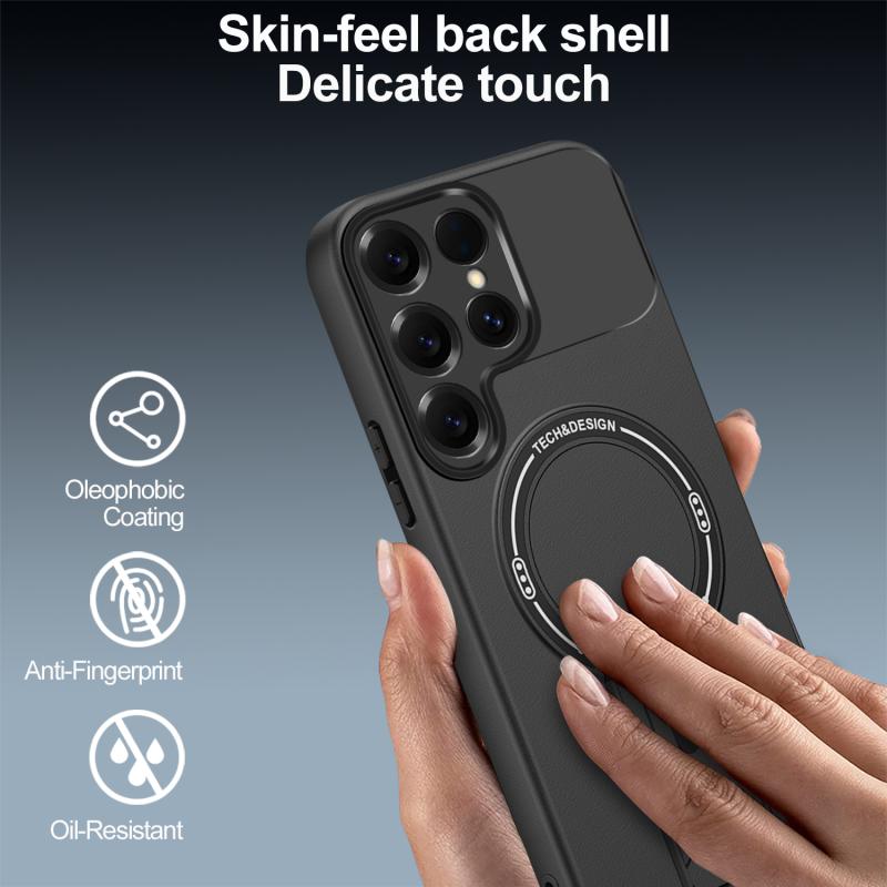 Прочный чехол-держатель для Magsafe для Samsung S26 S25 S24 S23 S22 Ultra Plus Edge FE A35 A36 A52 A54 A16 A15 A14 A12 A07 A06