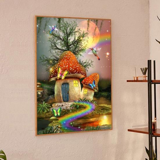 Полный круглый алмазный рисунок 5D DIY Пейзаж, устойчивый к выцветанию, снятие стресса, повышение уверенности, мозаика, вышивка, полный набор для вышивки крестом со стразами