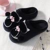 Women Cotton Slippers Cute Cat Slippers Ladies Platform Indoor Shoes for Women Winter Slippers Home Slippers Female Warm Shoes