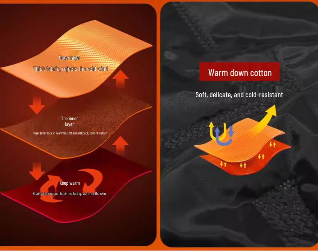 Рабочая куртка с логотипом, наполнитель из пуха и хлопка, на заказ - Идеально для Осенне-Зимнего Сезона, Автосервис 4S, Дизайн "Три в одном"