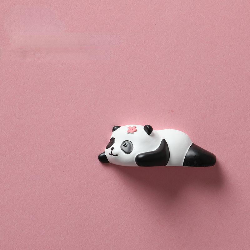 Магнит на холодильник Панда Смола Украшение для холодильника Магнит Креативный магнитный стикер Po Wall