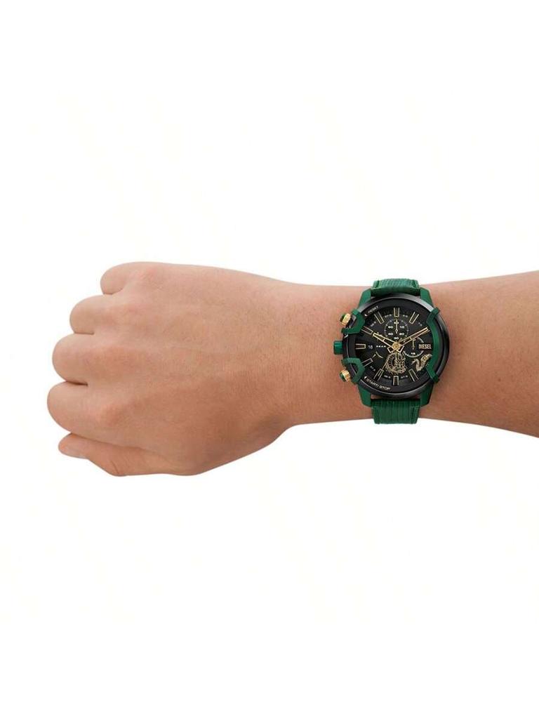 Diesel Мужские кварцевые часы кожаный ремешок циферблат 48 мм DZ4651