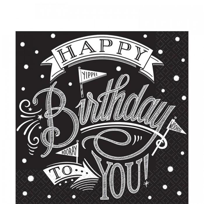 Amscan Art Birthday Napkins (Pack of 36)