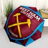 West Ham United, Лондон Автоматическое Открытие и Закрытие, 8 Ребер Прочная Конструкция Портативный Зонт, Подходит для Мужчин и Женщин в Любое Время Года Идеальный