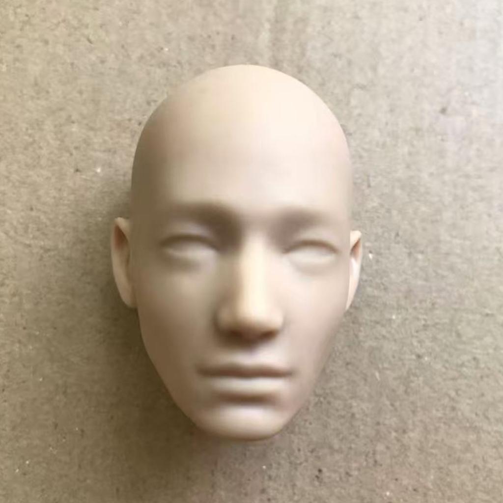 MENGF YUNYI 1/6 Мужская кукла Лысые головы с небольшими дефектами для DIY Рисования Практики макияжа Белый Розовый Бежевый Части куклы солдата