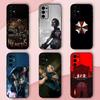 Игровой чехол для телефона R-Resident Evil-es Для Samsung S24,S21,S22,S23,S30,Ultra,S20,Plus,Fe,Lite,Note,10,9,5G Черный Мягкий чехол