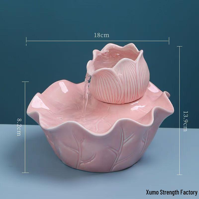 Керамическая Автоматическая Поилка для Животных - Динамичная Циркулирующая Чаша для Кошек и Собак, Не Требует Подключения к Сети