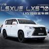 Большой 1:18 Внедорожник Lexus LX570 Металлический литой автомобиль Модель Транспортного средства Декоративные Модные Украшения для Подарка Другу на День Рождения