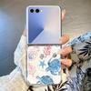 Чехол с принтом Акула и Морская черепаха для Samsung Galaxy Z Flip 7 6 5 4 3 5G, Складная жесткая крышка для телефона для Galaxy Z Flip7 Flip6 Flip5 Flip4