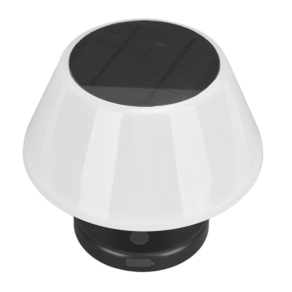 Уличная настольная лампа на солнечной батарее, профессиональная, водонепроницаемая, IPX4, высокая яркость, 4 уровня регулировки яркости, солнечный стол