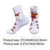 Cartoon Funny Xmas Sock Warm Mid-calf Socks Gifts Magnetic Holding Hands Socks  For Women Men