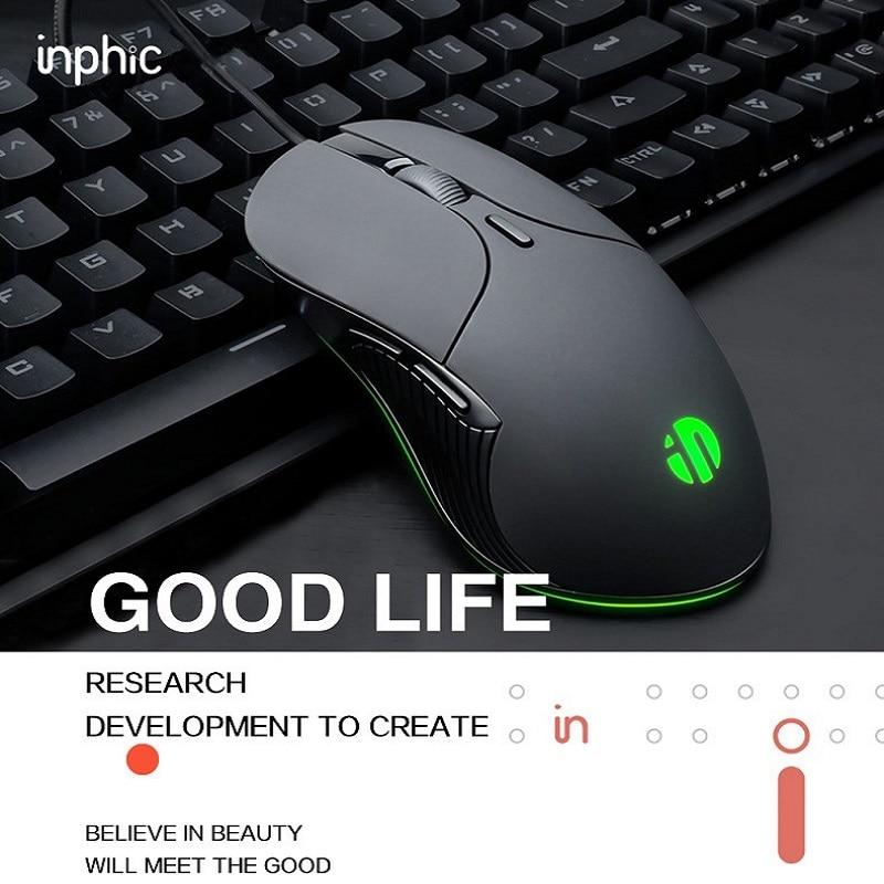 Profession Wired Gaming Mouse 6 Buttons 4800 DPI LED Optical USB Computer Mouse Gamer Mice For PC Laptop