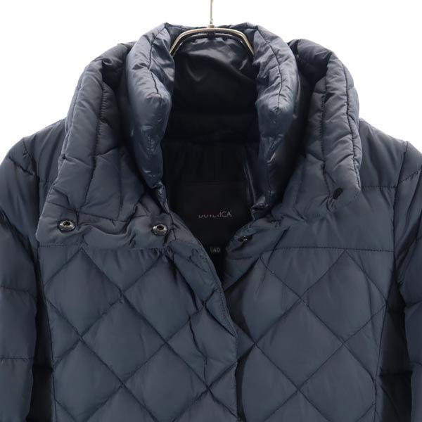 DUVETICA Двухцветный пуховик 40 Серый Женский Б/У