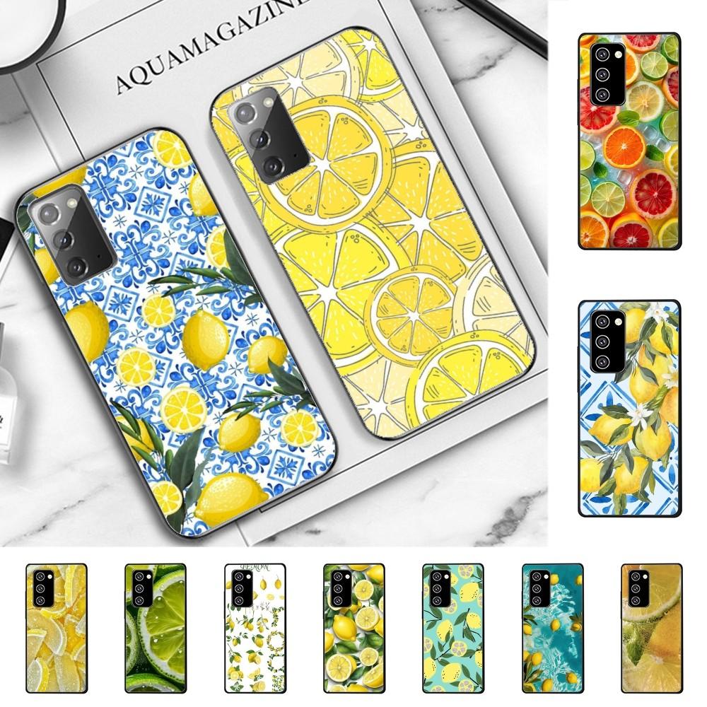 Фруктовый чехол-лимон для телефона Samsung Note 8 9 10 20 Pro Plus Lite M 10 11 20 30 21 31 51 A 21 22 42 02 03