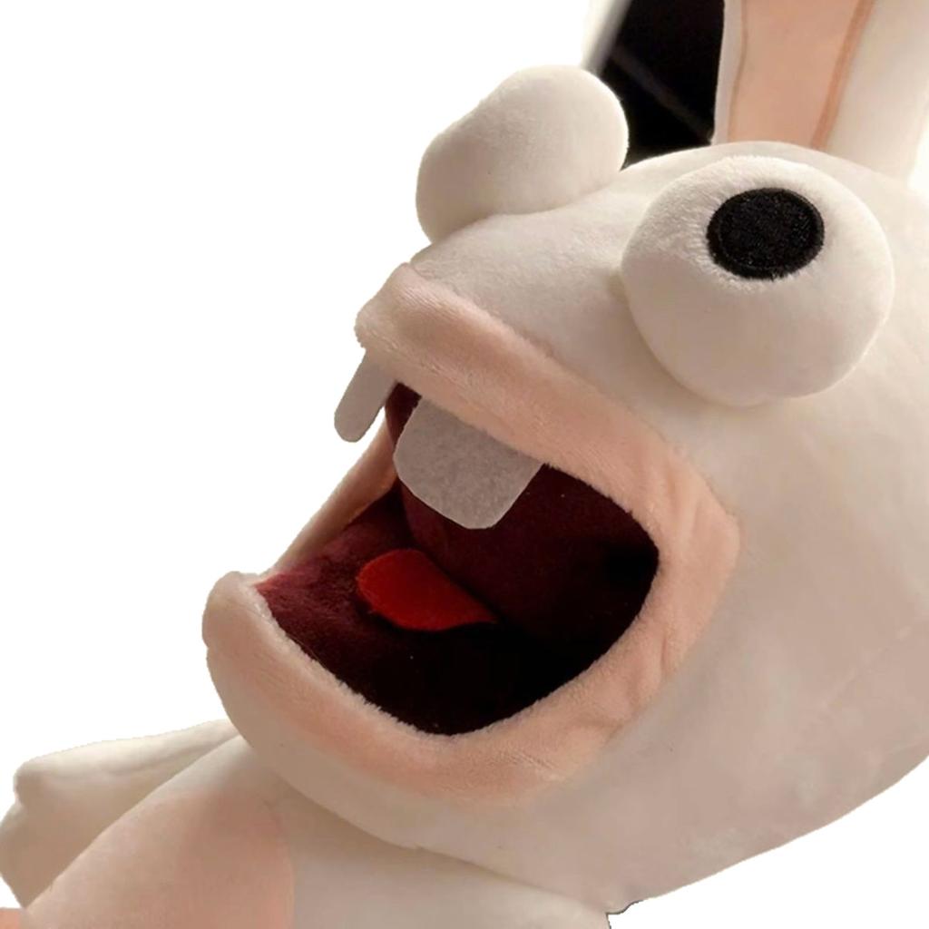 New Cute Cartoon Crazy Rabbit Plush Toy To Sleep Funny Long-eared Rabbit Doll Toy Gift Peripheral