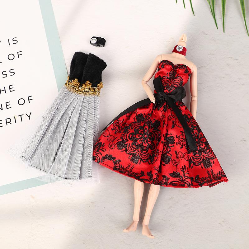 Кукольная одежда, банкетная вечеринка, красивое платье для 11,5-дюймовой куклы, сексуальная кукла