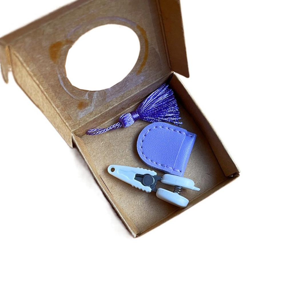 High Precision Art Mini Scissor Protective Cover Spring Yarn Scissors Embroidery Work