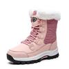 Winter Snow Boots Women Plush Warm Fashion Comfortable Mid Boots Ladies Outdoor Hiking Shoes Short Boots Platform Boots