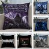 Band D-Death Dissection Pillow Case Square Double‑Sided Print Cushion Case For Sofa Home Bedchamber Decor Gift