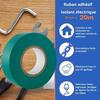 Ruban adhésif électrique - GOCABLETIES - GCTPVC2019GRE - PVC - 20 m x 19 mm - Vert