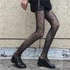 Classic Lolita Hollowed Out Lace Mesh Stockings Bottomed Pantyhose Women Sexy Japanese Girls Gothic Punk Retro Spider Web Tights