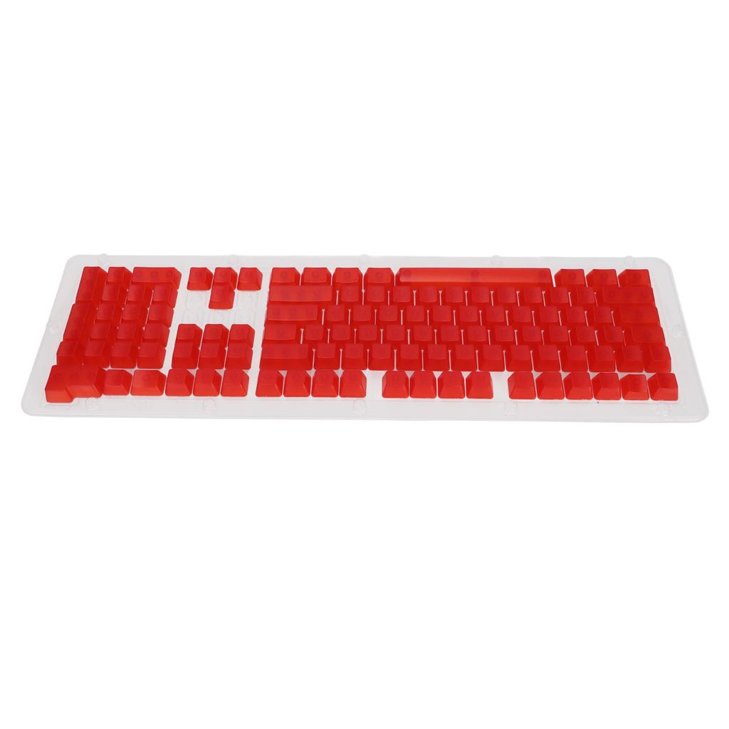 Keyboard Keycaps 108 Key OEM Height DIY Transparent Matte Mechanical Keycap for 6187104 Key